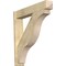Ekena Millwork Funston Rough Sawn Arts and Crafts Outlooker, Douglas Fir, 8"W x 44"D x 44"H OUT08X44X44FST03RDF - alternate 1